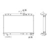 Koyorad Aluminium Radiator for Mazda RX-8 48 mm Thickness
