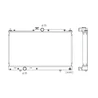 Koyorad Aluminium Radiator for Mitsubishi Lancer Evo 7, 8, 9