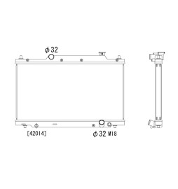 Koyorad Aluminium Radiator for Honda Civic Type R EP3 (01-05)