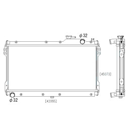 Koyorad Aluminium Radiator for Mazda MX-5 NA (89-98) 53 mm Thickness