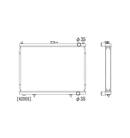 Koyorad Aluminium Radiator for Nissan Skyline R34 GT-T