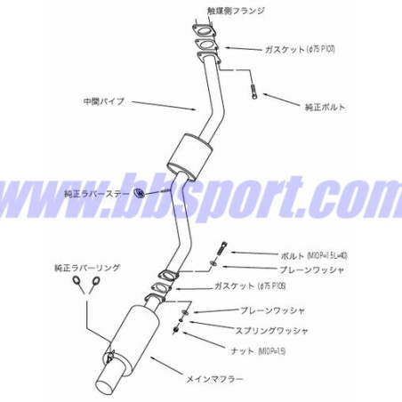 HKS "Hi-Power 409" Catback for Toyota Supra MK4 (2JZ-GE)
