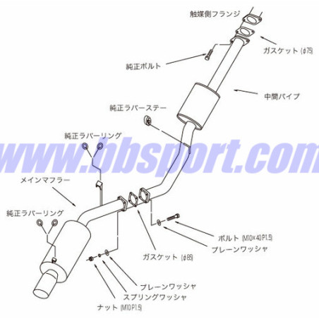 HKS "Silent Hi-Power" Catback for Toyota Supra MK3 (1JZ-GTE)