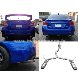HKS "Hi-Power" Ti-Tip Catback for Subaru Impreza VAG WRX & VAF WRX STI (FA20 & EJ25)