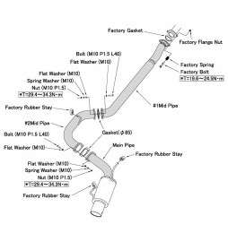 HKS "Hi-Power" Catback for Subaru Impreza GVF (07-11)