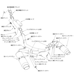 HKS "Hi-Power Spec-L II" Catback for Subaru BRZ