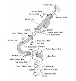 HKS "Hi-Power Single" Catback for Subaru BRZ