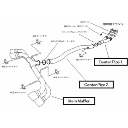 HKS "Racing" Catback for Nissan GT-R