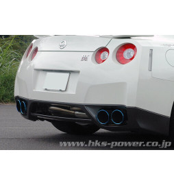 HKS "Legamax" Ti-Tip (TIG) Catback for Nissan GT-R
