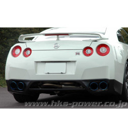 HKS "Legamax" Ti-Tip (MIG) Catback for Nissan GT-R