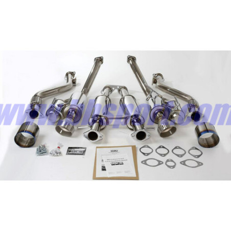 HKS "Full Dual" Ti-Tip Catback for Nissan 370Z