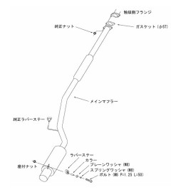 HKS "Hi-Power Spec-R" Catback for Mitsubishi Lancer Evo 9