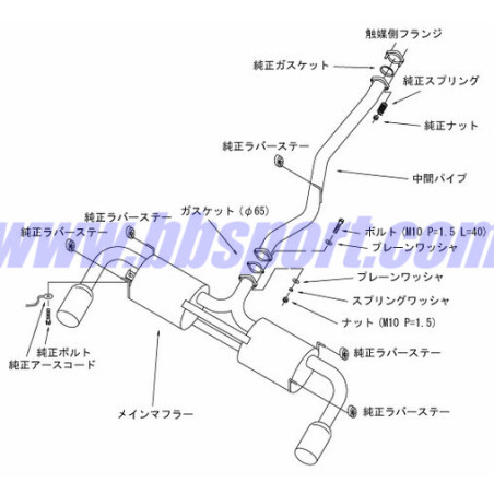 HKS "Legamax" Catback for Mazda RX-8