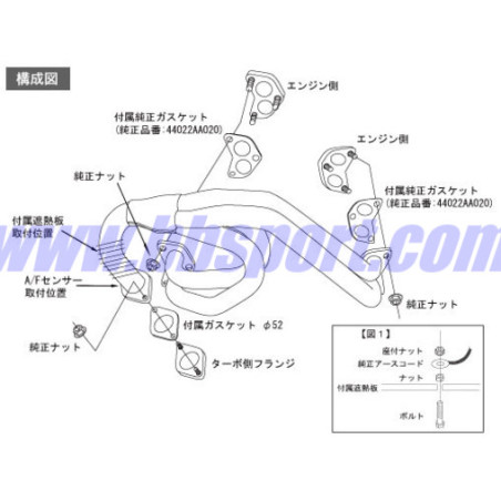 HKS Single Scroll Manifold for Subaru Impreza GR & GV (07-11)