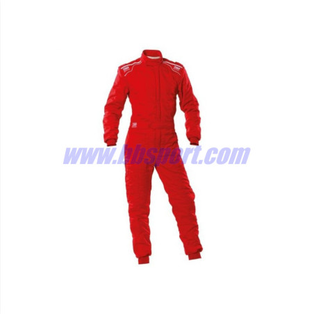 Mono automovilismo ignífugo OMP SPORT ROJO