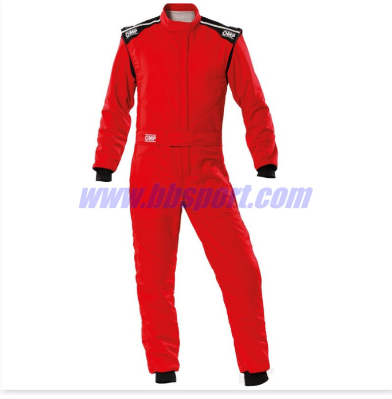 Mono automovilismo ignífugo OMP FIRST-S rojo