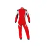 Mono automovilismo ignífugo OMP FIRST EVO rojo/blanco