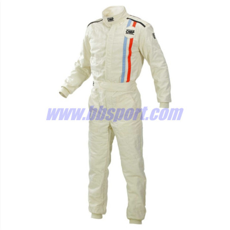 Mono automovilismo ignífugo OMP MY2021 crema