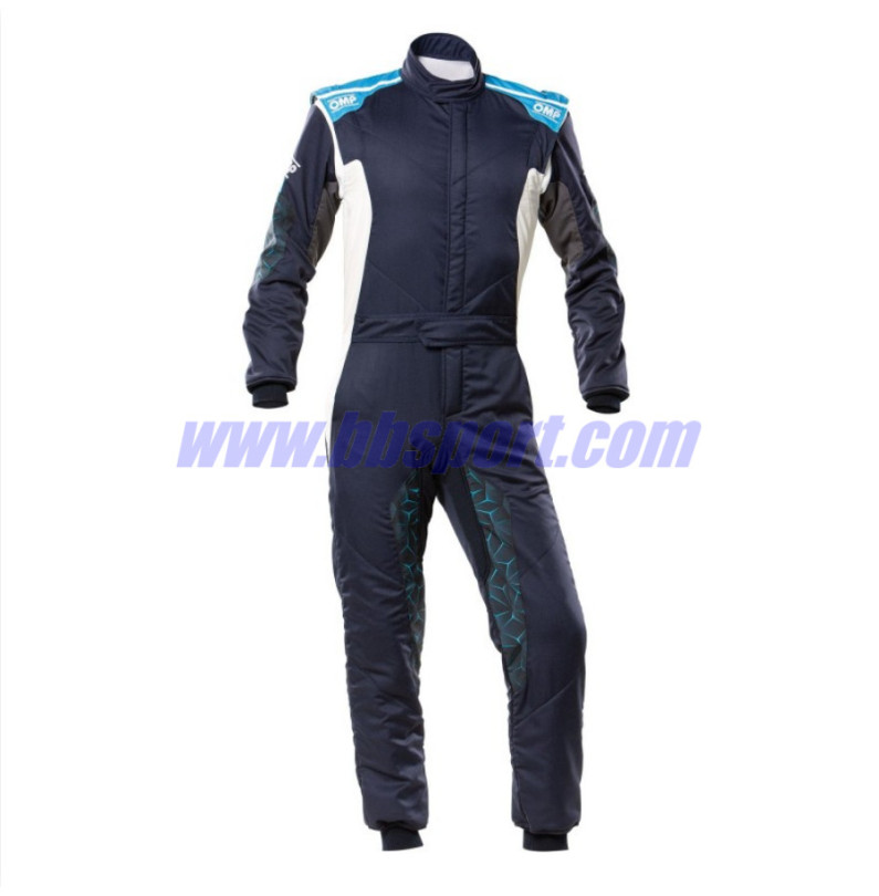 Mono automovilismo ignífugo OMP HYBRID azul Mono automovilismo ignífugo OMP HYBRID azul