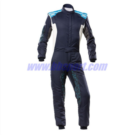 Mono automovilismo ignífugo OMP HYBRID azul