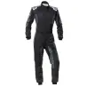 Mono automovilismo ignífugo OMP HYBRID negro/plata