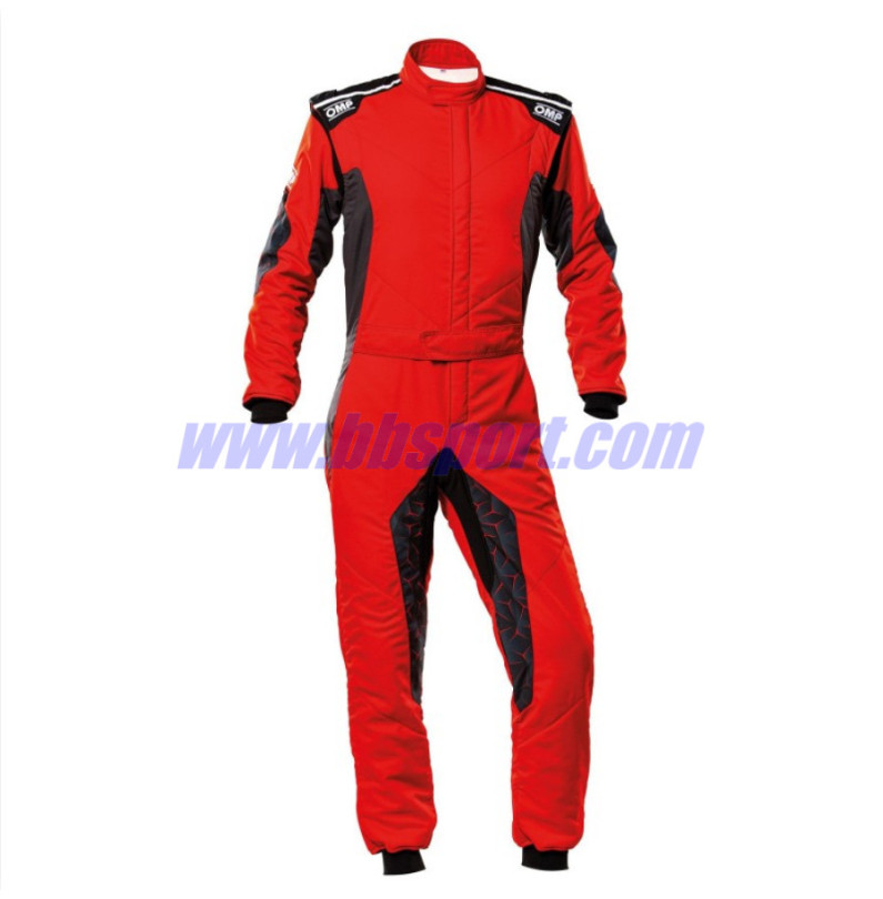 Mono automovilismo ignífugo OMP HYBRID rojo/negro Mono automovilismo ignífugo OMP HYBRID rojo/negro