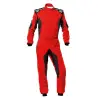 Mono automovilismo ignífugo OMP HYBRID rojo/negro