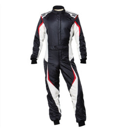Mono automovilismo ignífugo OMP TECNICA EVO my21 negro/blanco