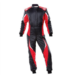 Mono automovilismo ignífugo OMP TECNICA EVO my21 negro/rojo