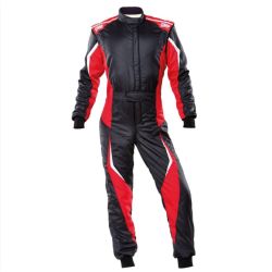 Mono automovilismo ignífugo OMP TECNICA EVO my21 negro/rojo