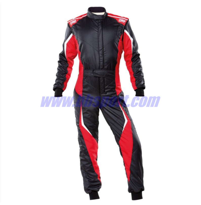 Mono automovilismo ignífugo OMP TECNICA EVO my21 negro/rojo
