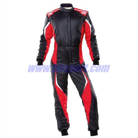 Mono automovilismo ignífugo OMP TECNICA EVO my21 negro/rojo