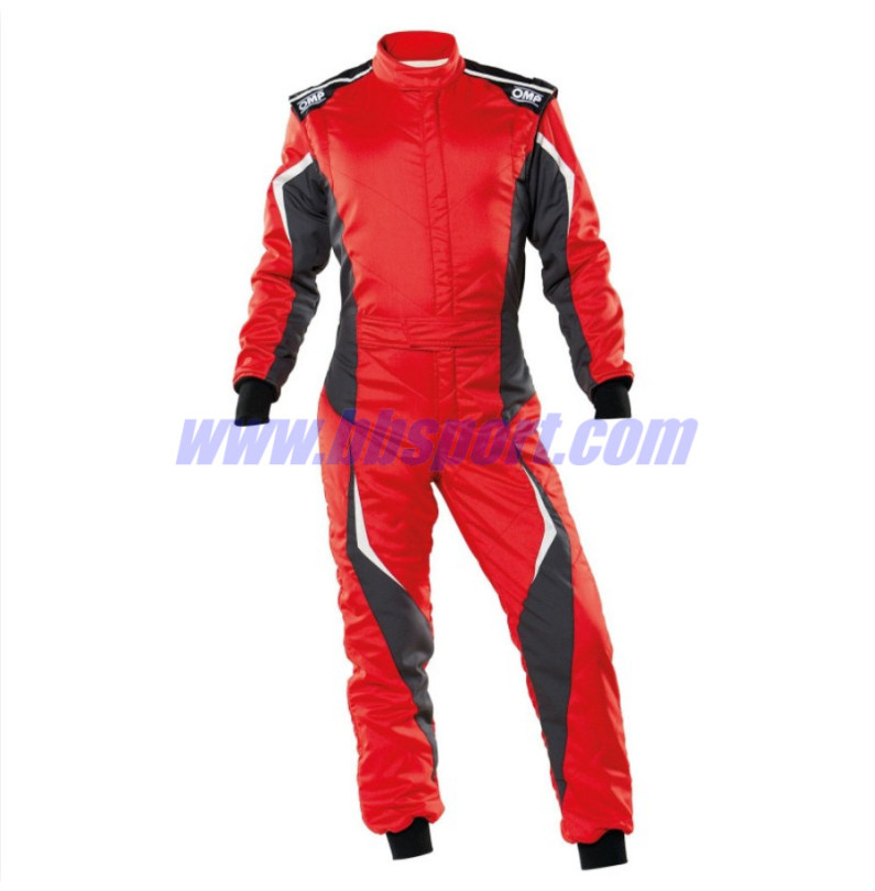 Mono automovilismo ignífugo OMP TECNICA EVO my21 rojo/negro