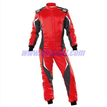 Mono automovilismo ignífugo OMP TECNICA EVO my21 rojo/negro