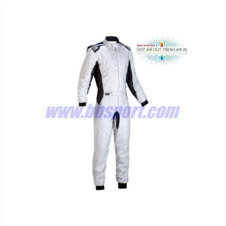 Mono automovilismo ignífugo OMP ONE-S gris