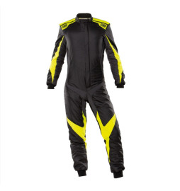 Mono automovilismo ignífugo OMP ONE EVO negro/amarillo