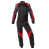 Mono automovilismo ignífugo OMP ONE EVO negro/rojo