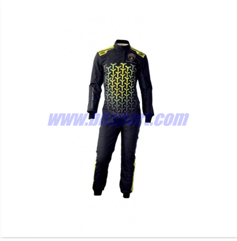 Mono automovilismo ignífugo OMP LAMBORGHINI ONE ART Speed negro/fluor Mono automovilismo ignífugo OMP LAMBORGHINI ONE ART Speed negro/fluor