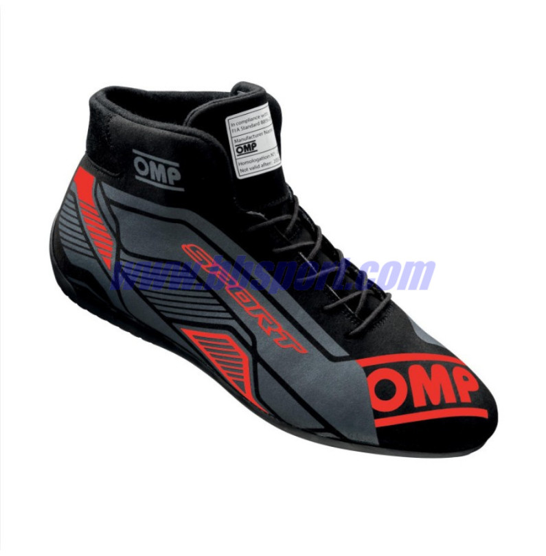 BOTINES OMP SPORT FIA8856-2018 black/red