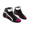 BOTINES OMP FIRST RACE my2021 FIA8856-2018 negro/fucsia