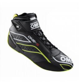 BOTINES OMP ONE-S NEGRO/AMARILLO FIA8856-2018