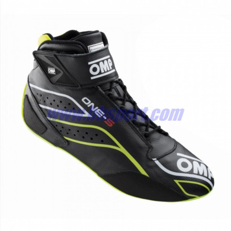 BOTINES OMP ONE-S NEGRO/AMARILLO FIA8856-2018