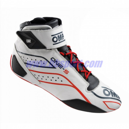BOTINES OMP ONE-S BLANCO/ROJO/NEGRO FIA8856-2018