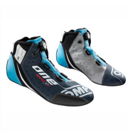BOTINES OMP ONE EVO EVO X R AZUL/GRIS/CIAN FIA8856-2018