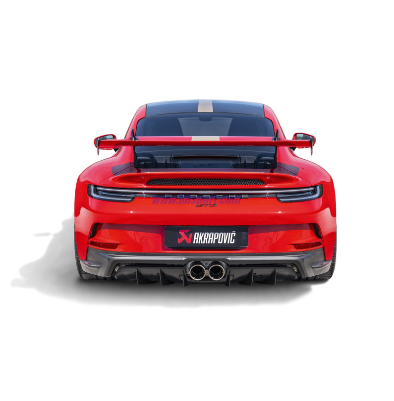 Porsche 911 GT3 / GT3 TOURING (992) 2021-2023 Akrapovic OP - Optional part ABE Type Approval Porsche 911 GT3 / GT3 TOURING (992) 2021-2023 Akrapovic OP - Optional part ABE Type Approval