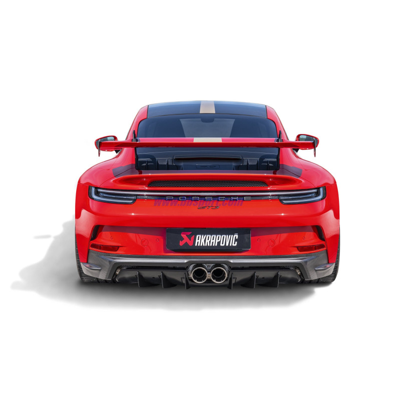 Porsche 911 GT3 / GT3 TOURING (992) 2021-2023 Akrapovic OP - Optional part ABE Type Approval