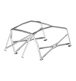 Sassa type anti-roll cage A-2 Fiat 124 Sport Coupe, 66 to 75