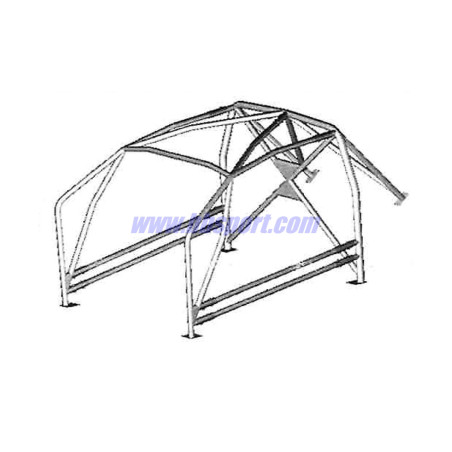 Jaula antivuelco Sassa tipo A-7 Seat Leon, 06-