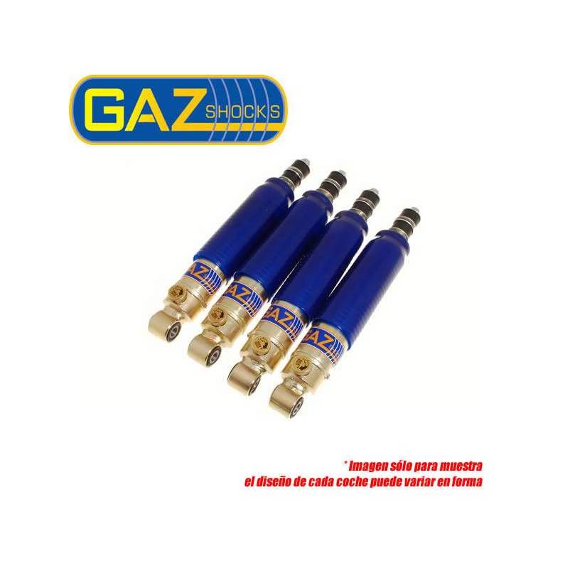 Opel Corsa A & B inc. GSI 82-93 Set 4 amortiguadores delt. + tras. deportivos dureza ajustable GAZ Shocks
