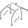 Jaula antivuelco Sassa tipo A-0 Audi coupe type 85-82, B2, 80-91